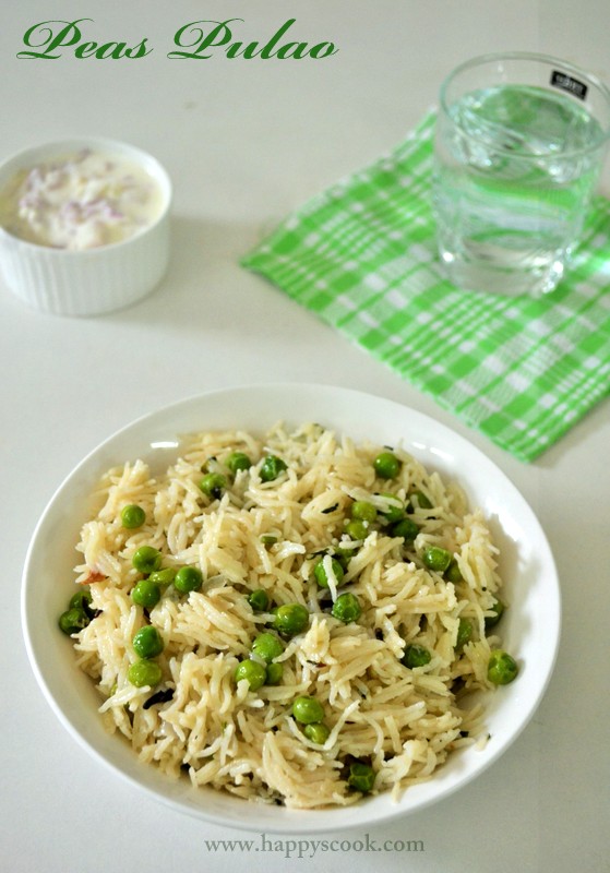 Peas Pulao Recipe Peas Pulao with coconut milk Matar Pulao Recipe
