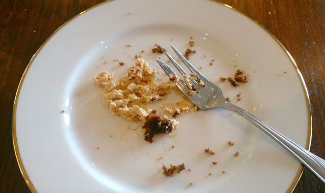 Eat and Be Merry - cake crumbs