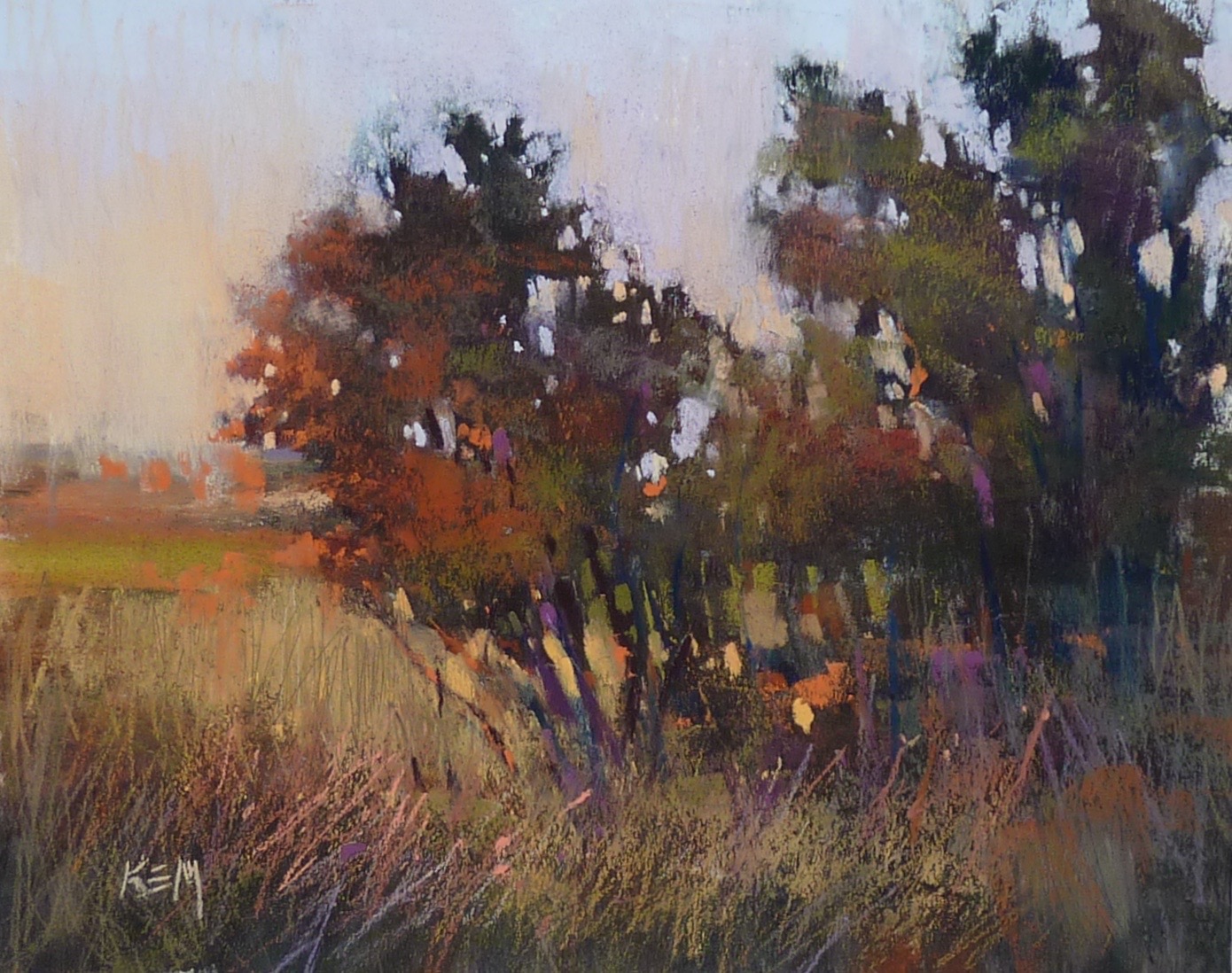 Painting My World Sunday Studio Live Pastel Painting Demo Marsh Sunset