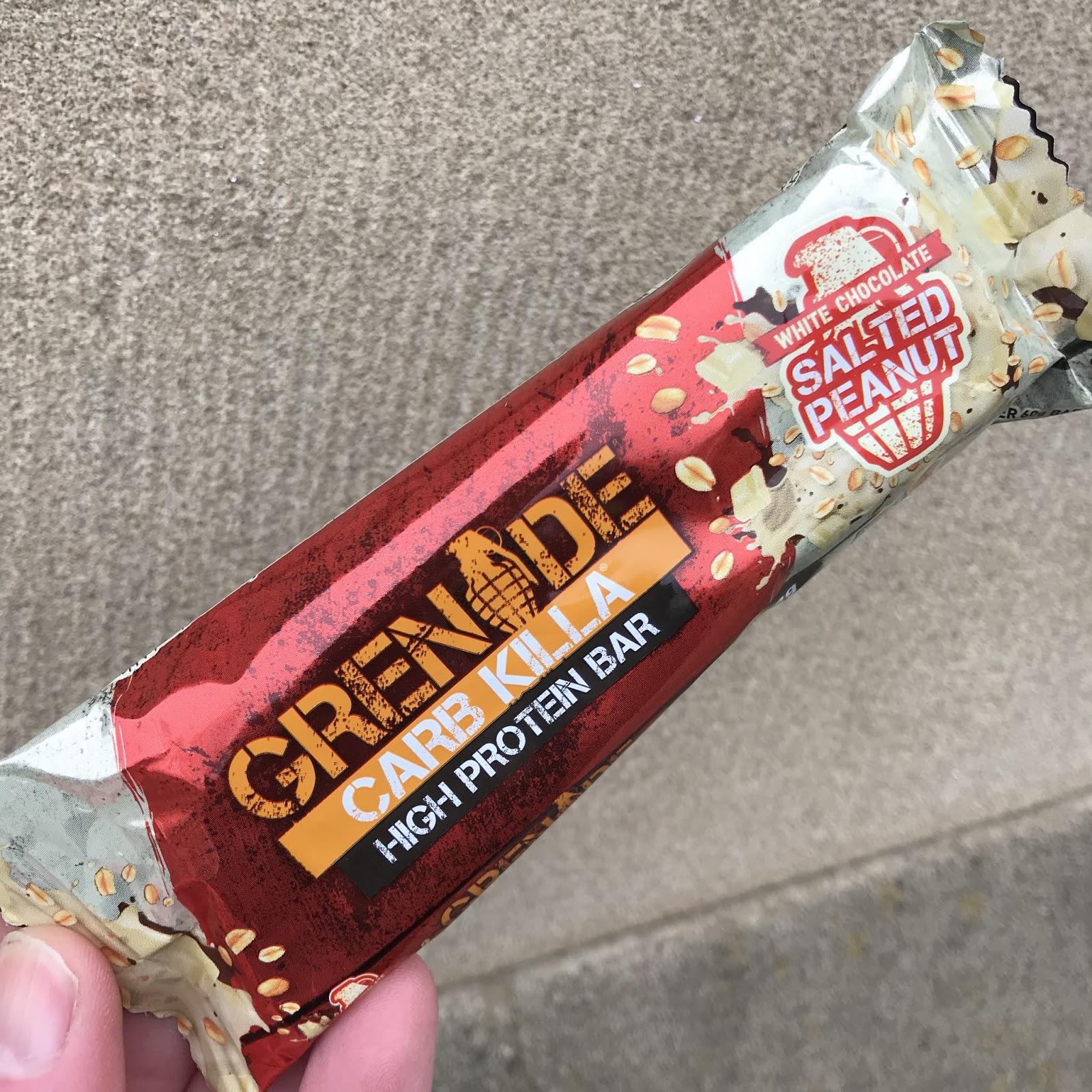 Grenade Carb Killa Salted Peanut White Chocolate Protein Bar