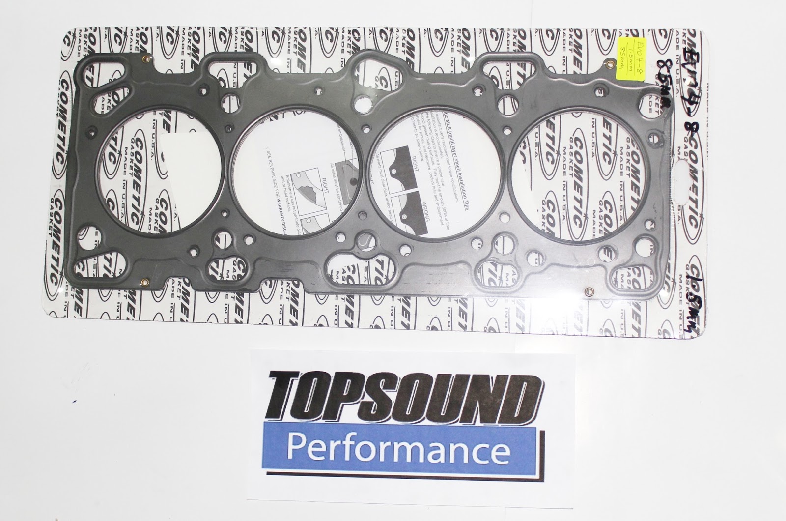TOPSOUND PERFORMANCE Cometic Head Gaskets Mitsubishi EVO48 1.5mm