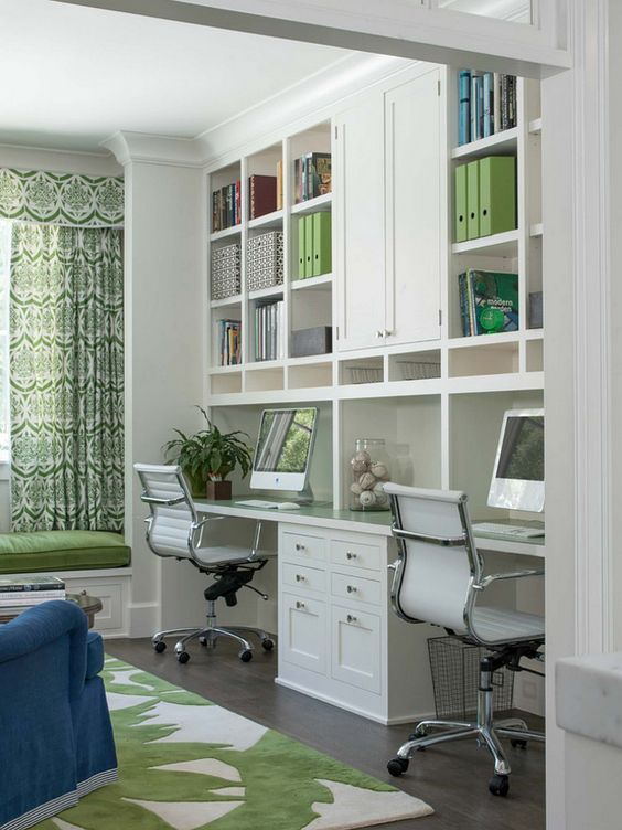 mimiberry creations How to Get Office Built Ins using Ikea shelves and old