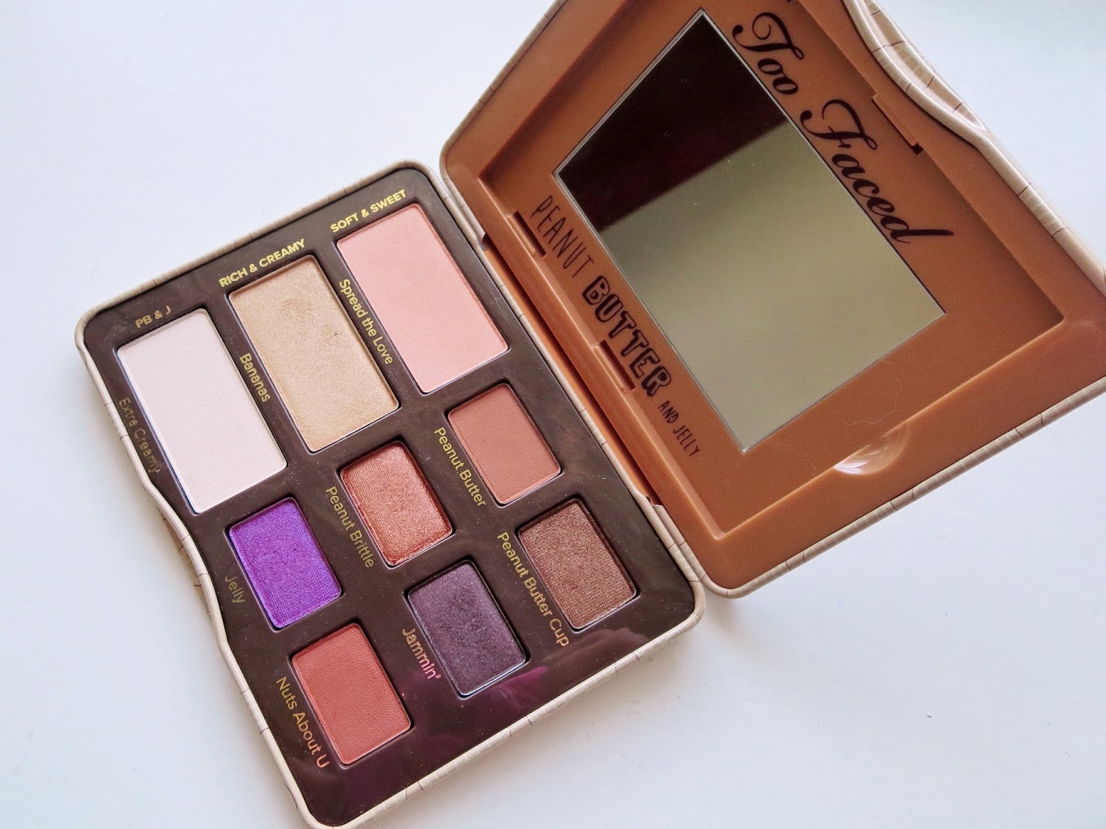 Product Review Too Faced Peanut Butter And Jelly Palette + Makeup