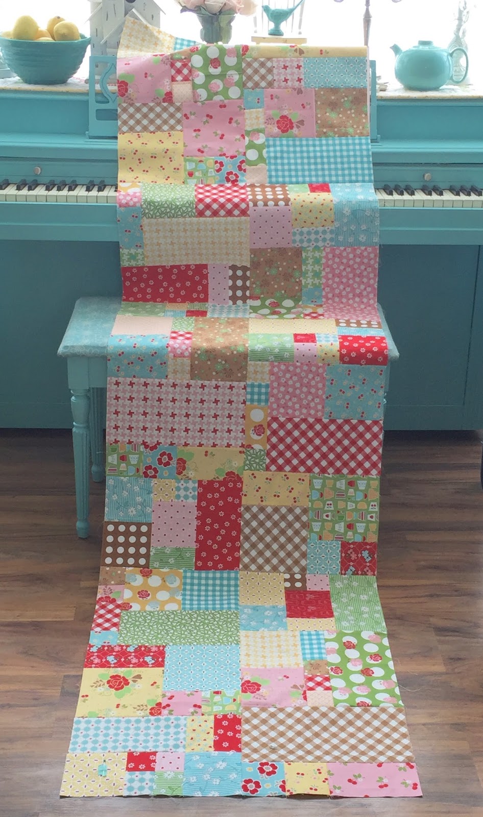 Scrappy Project Planner Sew Along Week Six Fat Quarter Flirt Quilt