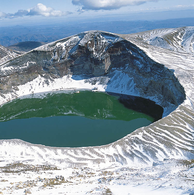 Crater Lake (Okama), Mt. Zao – Honshu, Japan