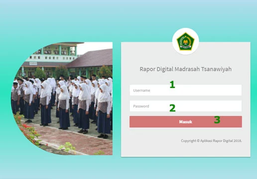 Cara Login Di ARD Madrasah Online