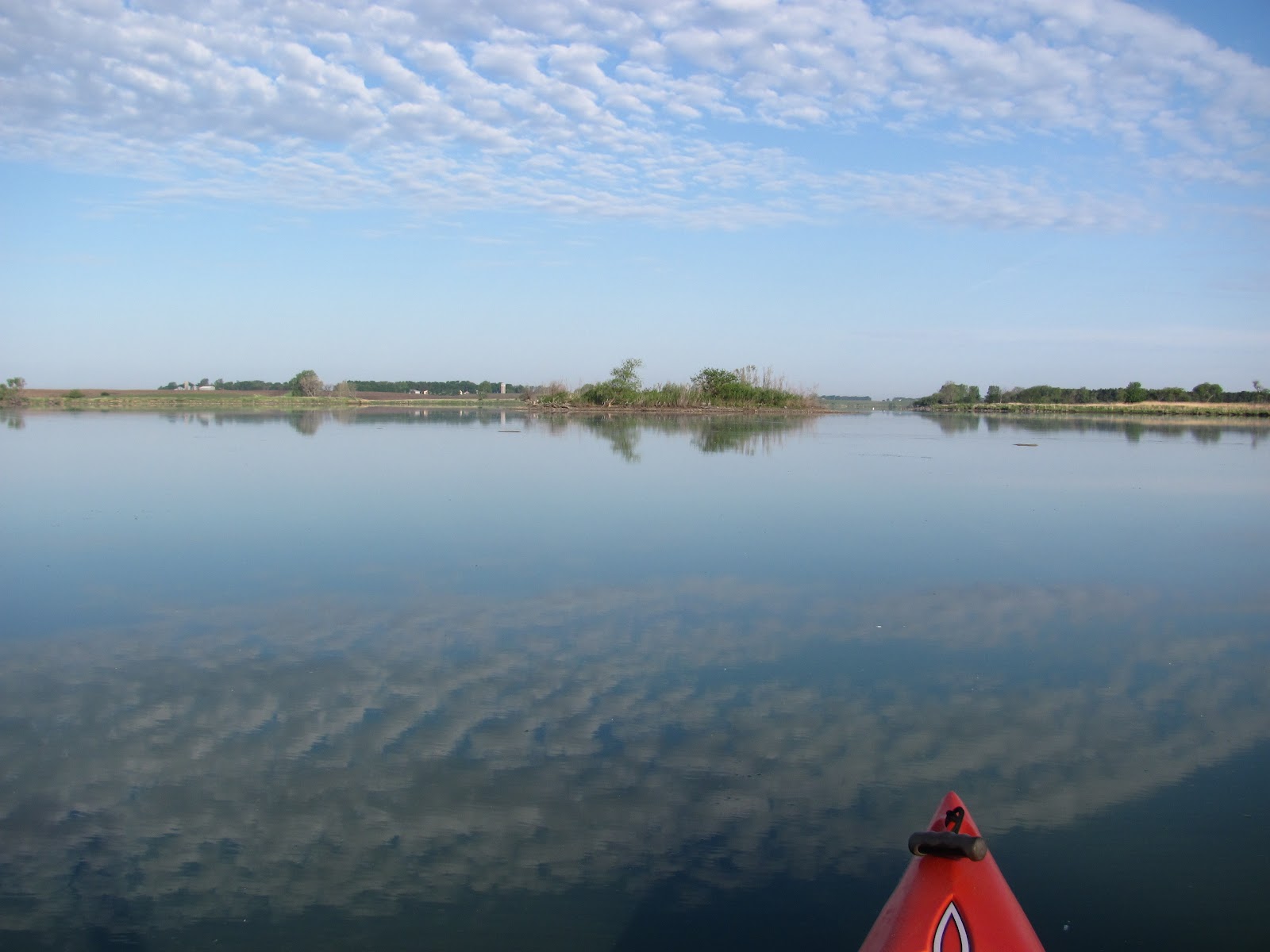 Kayaking the Lakes of South Dakota Springtime on Grass Lake