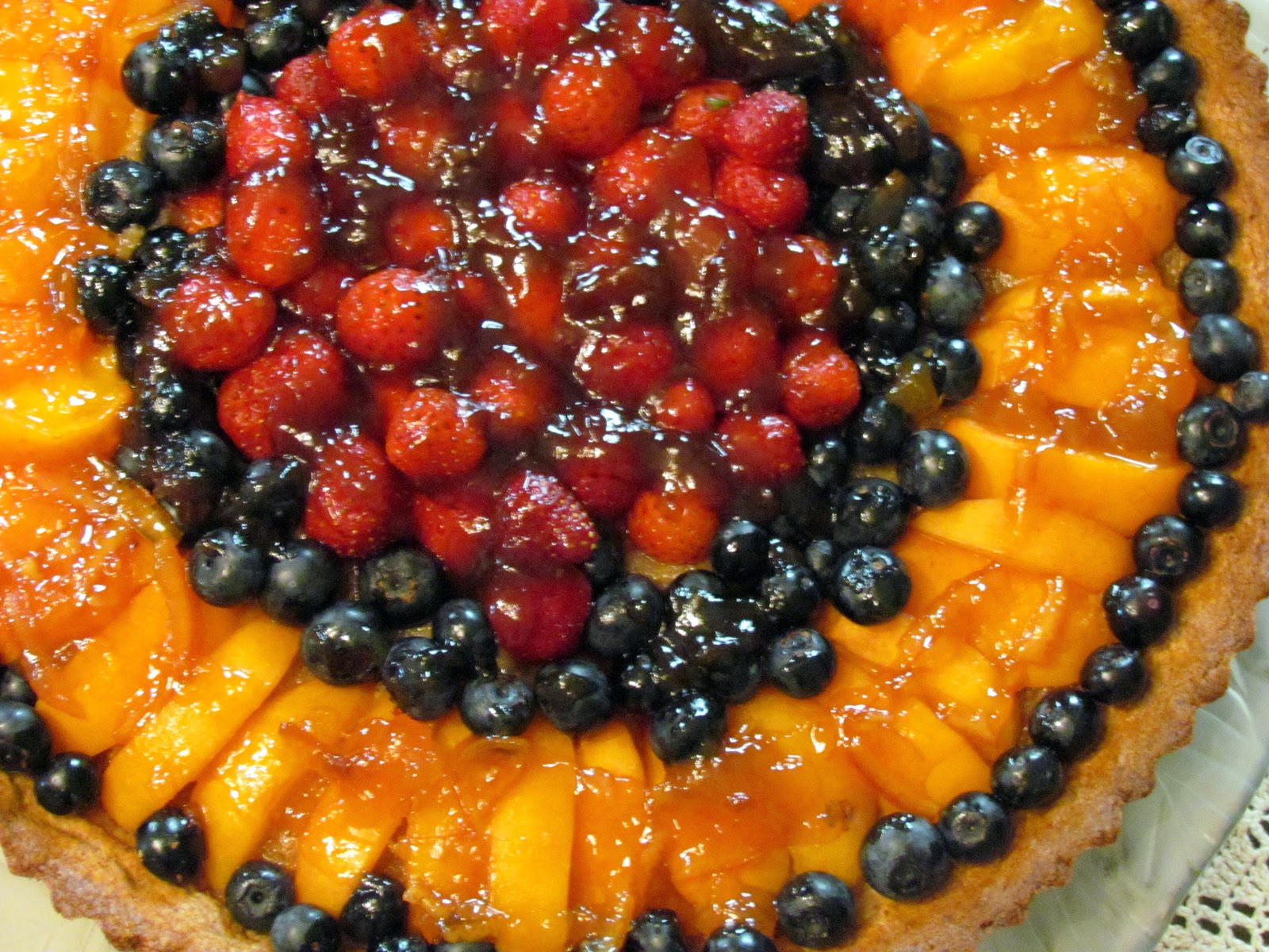 Mille Fiori Favoriti Almond Fruit Tart