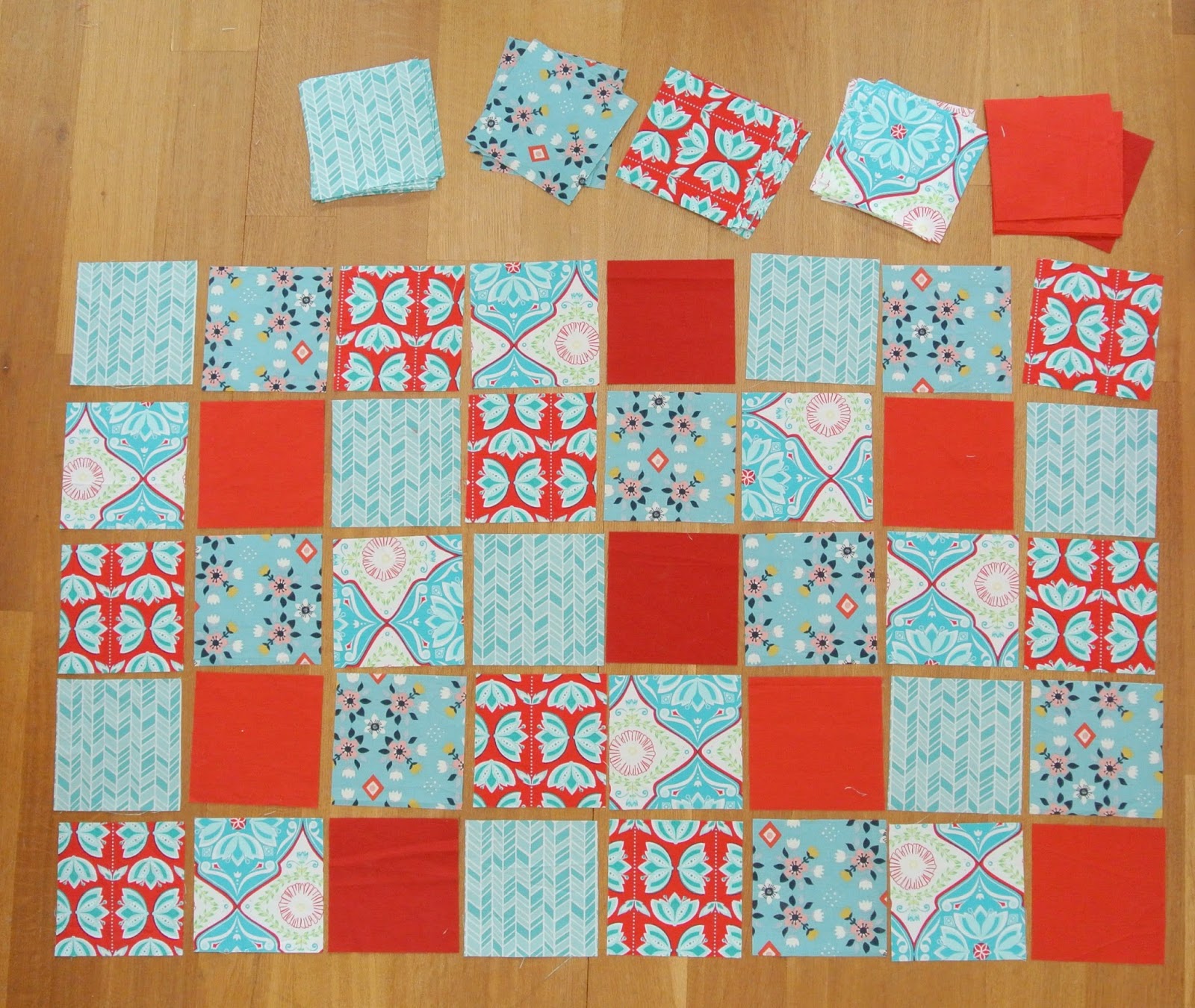 By MiekK Easy Quilt SewAlong Dag 2 Vierkantjes Naaien