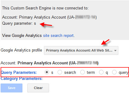 Activation of query parameter within CSE dashboard.