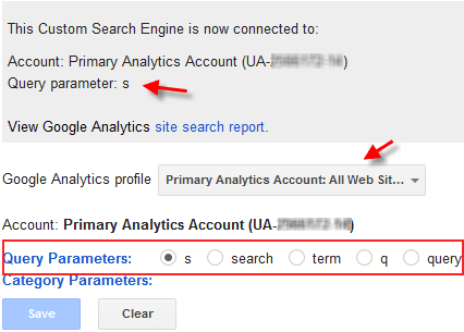 Activation of query parameter within CSE dashboard.