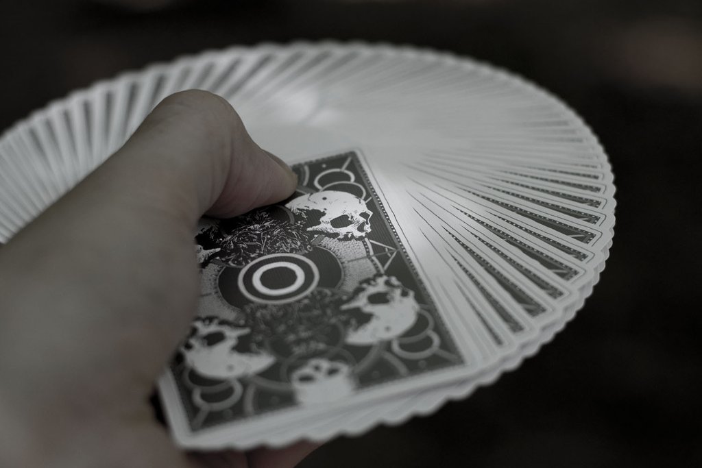 Tin City Magic ANICCA SILVER PLAYING CARDS