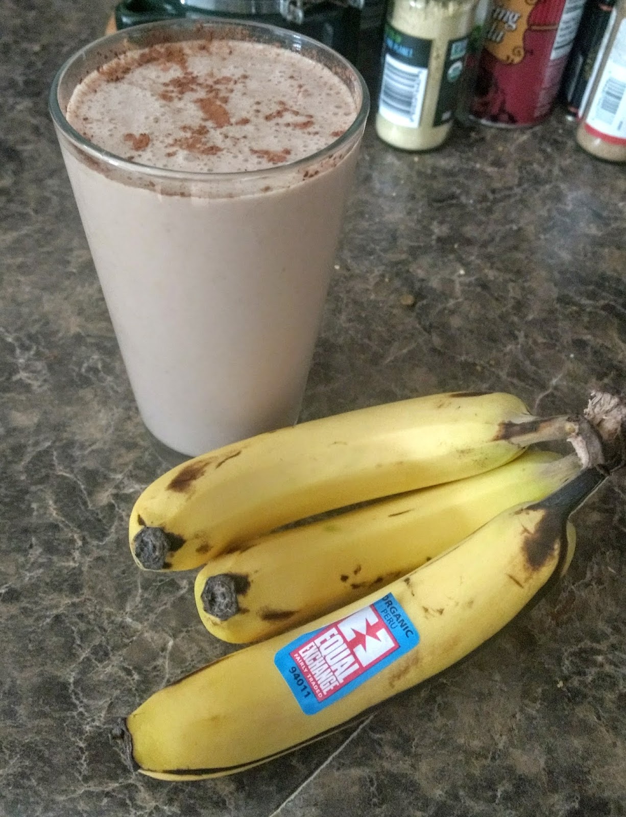 AfroVeganChick Peanut Butter and Banana Milkshake