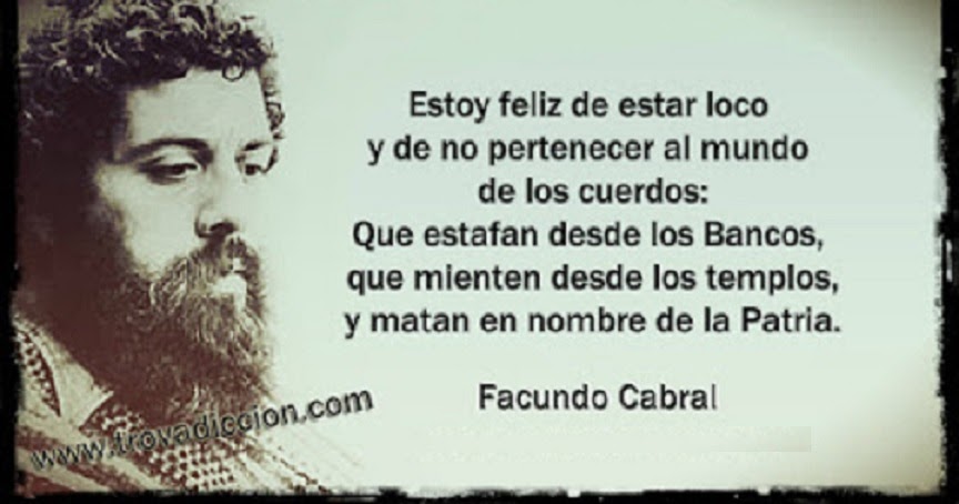 10 frases de Facundo Cabral que te harán reflexionar - EL CLUB DE LOS  LIBROS PERDIDOS