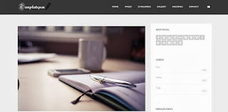 Feather Responsive Blogger Template