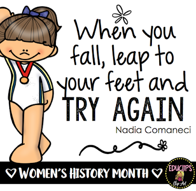Educlips Design: Women's History Month Quotes