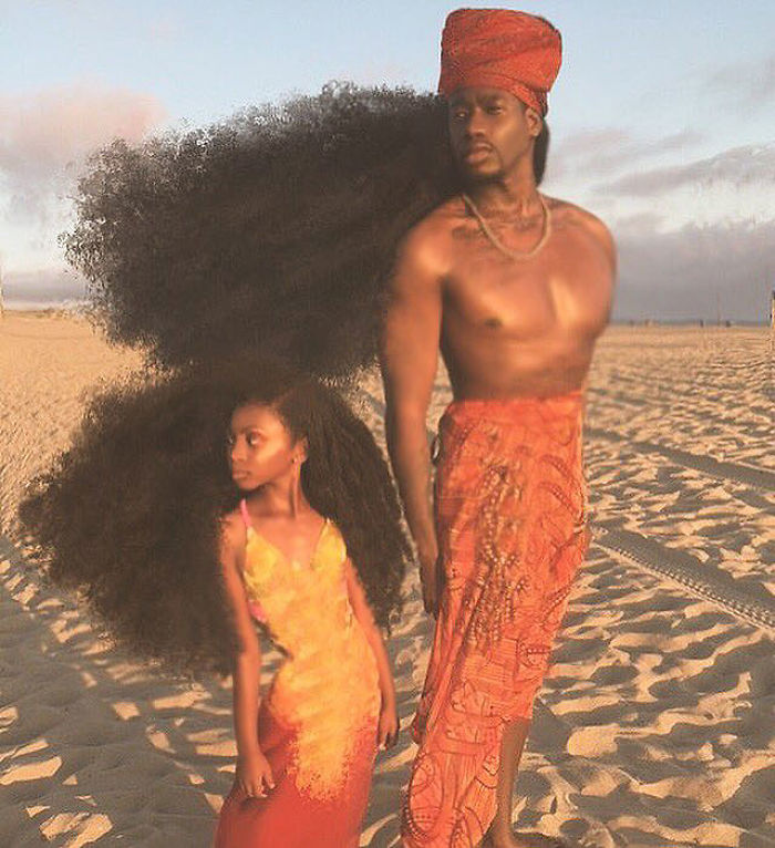 Father & Daughter Duo Takes Over The Internet With Their Natural Hairdos - ‘The only way for me to protect her for life is to prepare her for life’