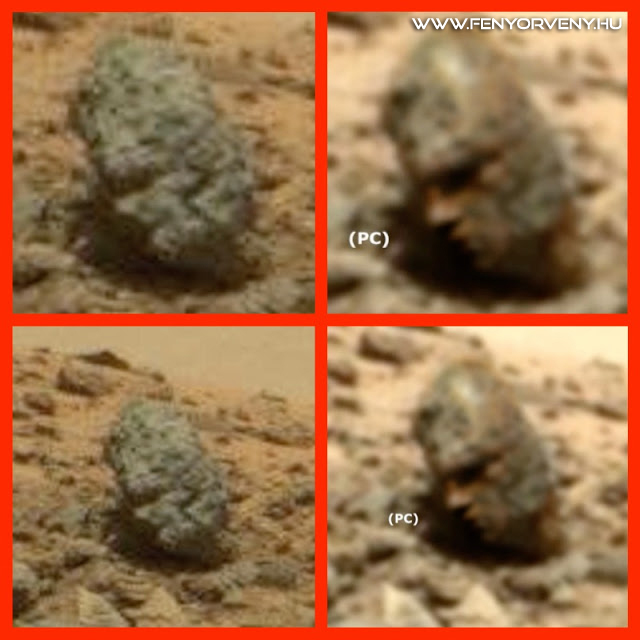 Újabb idegen koponya a Marson