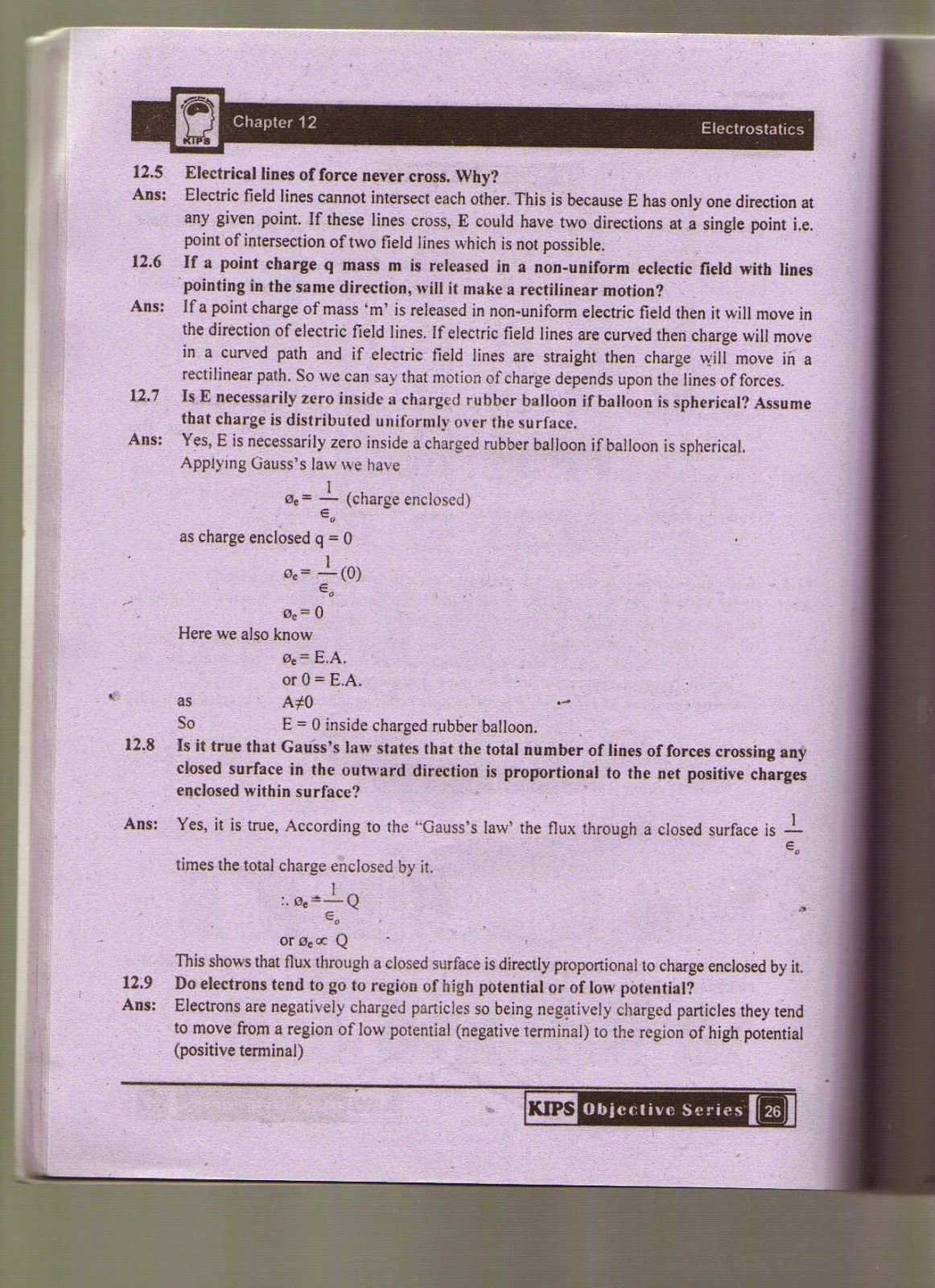 Kips physics hssc ii 2nd year notes