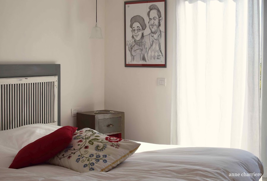 www.annecharriere.com, decorar dormitorio, pintura de leche, pintura de tiza, martine nostron, 