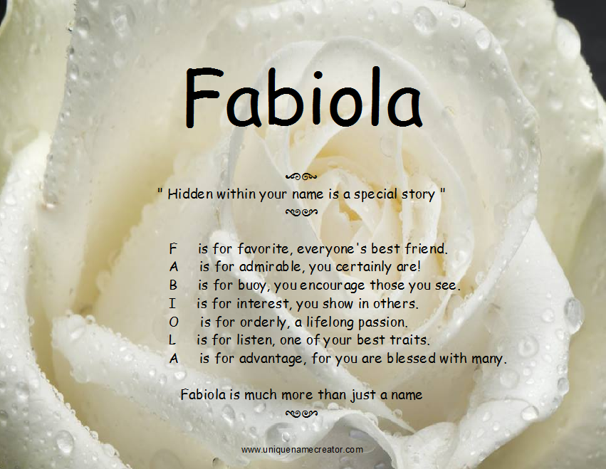 Fabiola Unique Name Creator about-us-infento-middle-east