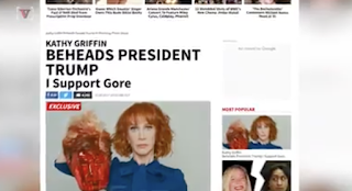 Did Kathy Griffin break the law with her photo of a decapitated Trump?