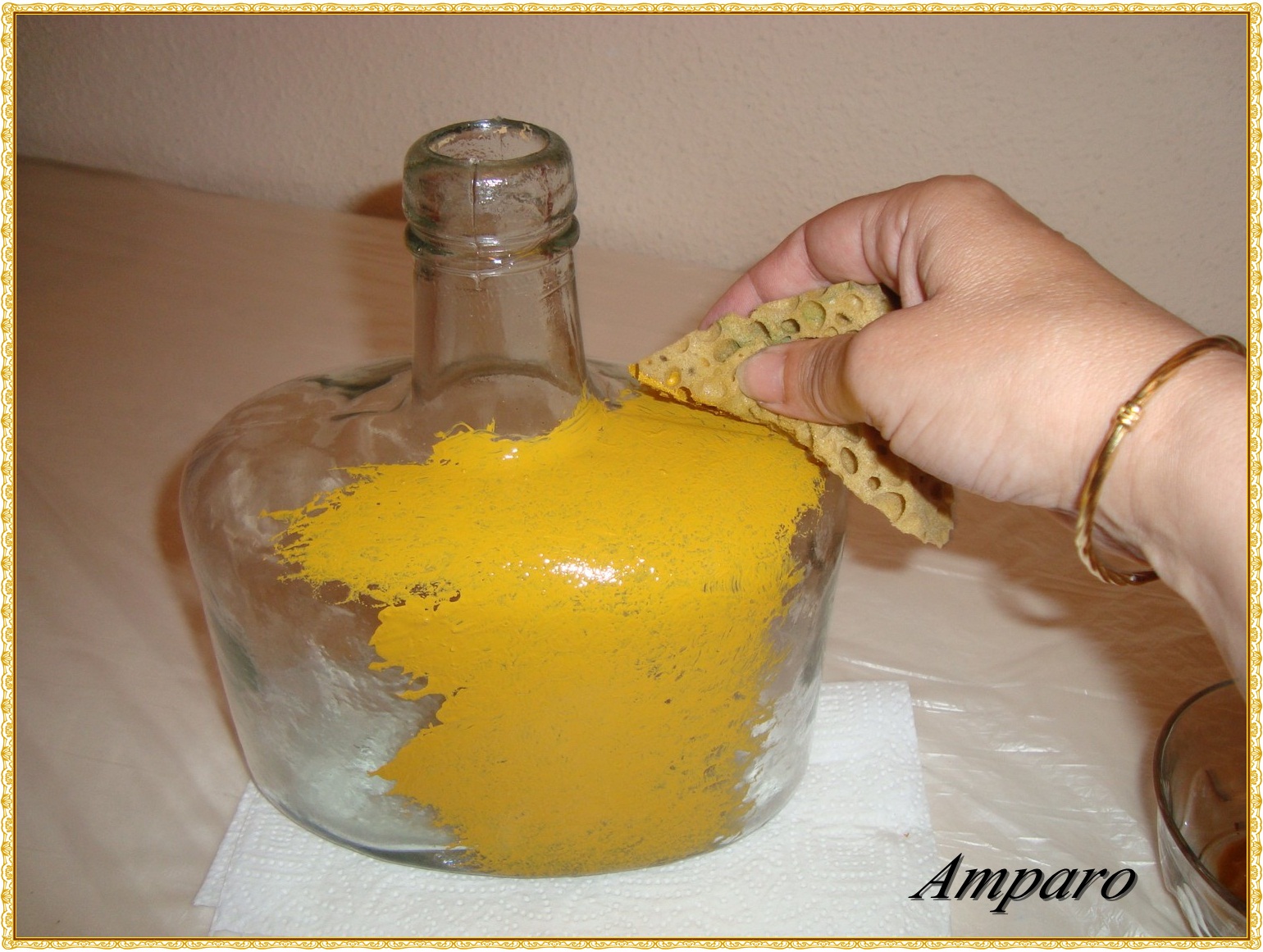 El taller de Amparo Tutorial técnica decoupage en cristal