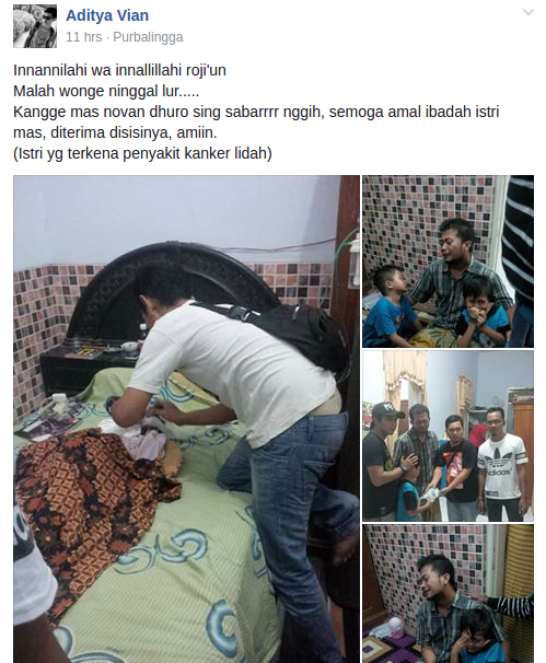 Pria ini Rela Jual Semua Anggota Tubuhnya, Demi Biayai Istri yang Derita Kanker Pria ini Rela Jual Semua Anggota Tubuhnya, Demi Biayai Istri yang Derita Kanker