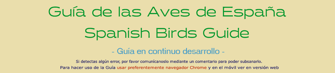 Guía de las Aves de España - Spanish Birds Guide - 2