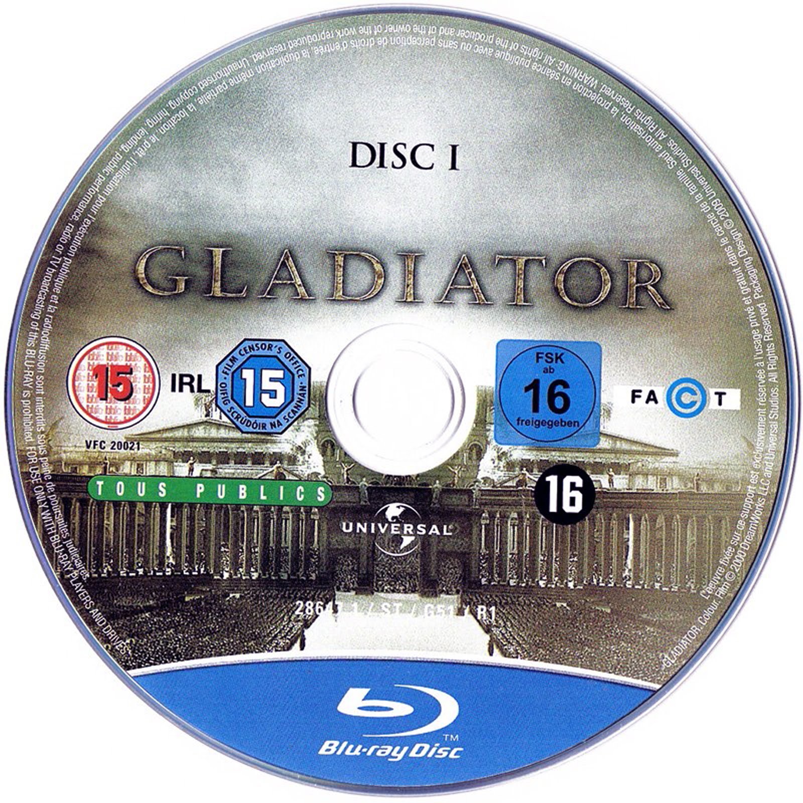 Gladiator (2000) | Movie Poster and DVD Cover Art1600 x 1600