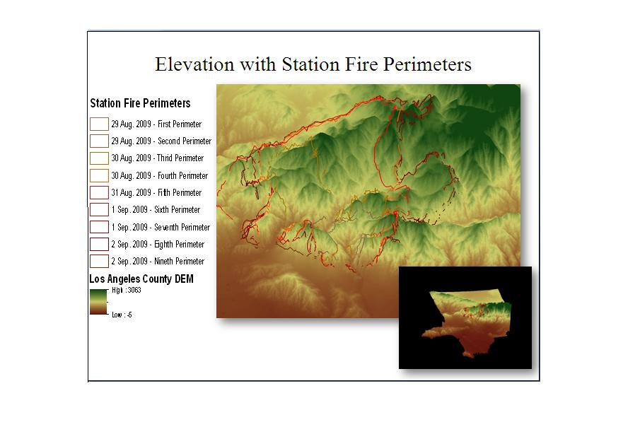GIS : Mapping the Station Fire