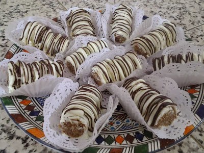حلويات مغربية - سيكار بالشوكولا بدون فرن سهل ولذيذ