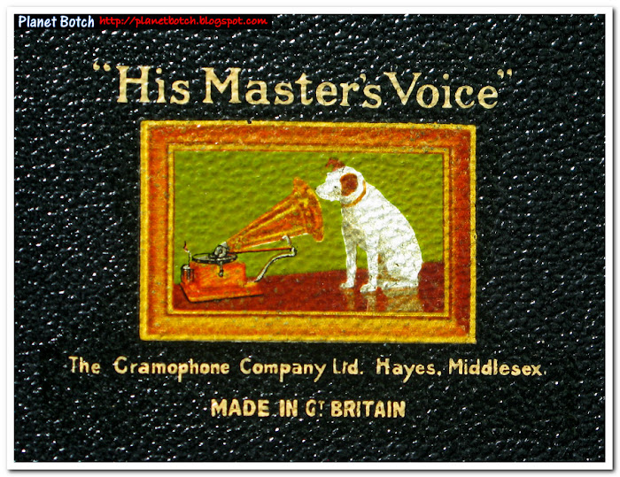 His Master's Voice gramophone branding