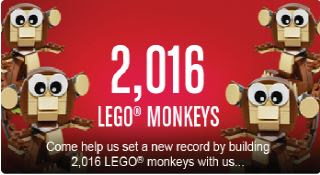 Lego Monkey dalam Malaysia Book Of Record ! 