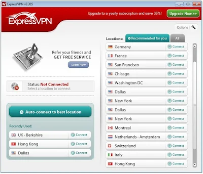 ExpressVPN klien