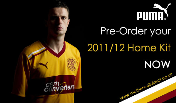 Camiseta oficial Motherwell 2011/2012