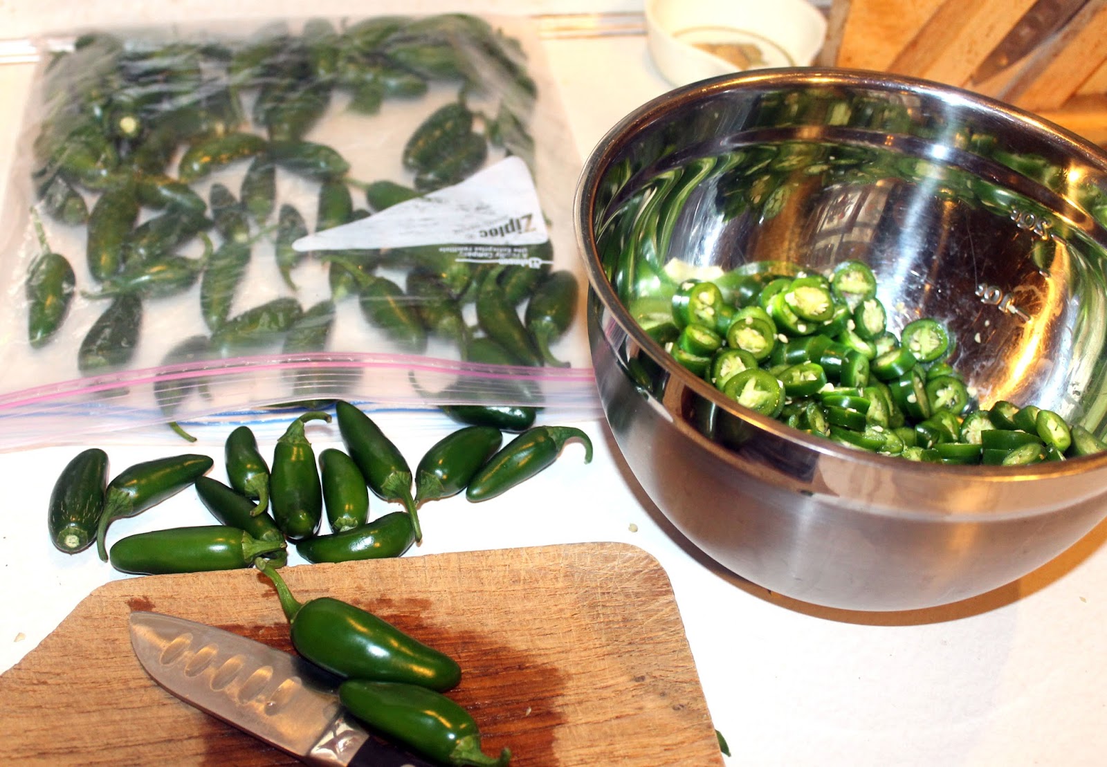 Cooking With Mary and Friends Cowboy Candy {Candied Jalapenos}