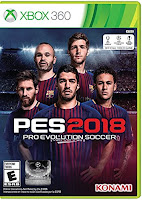 Pro Evolution Soccer 2018 Game Cover Xbox 360