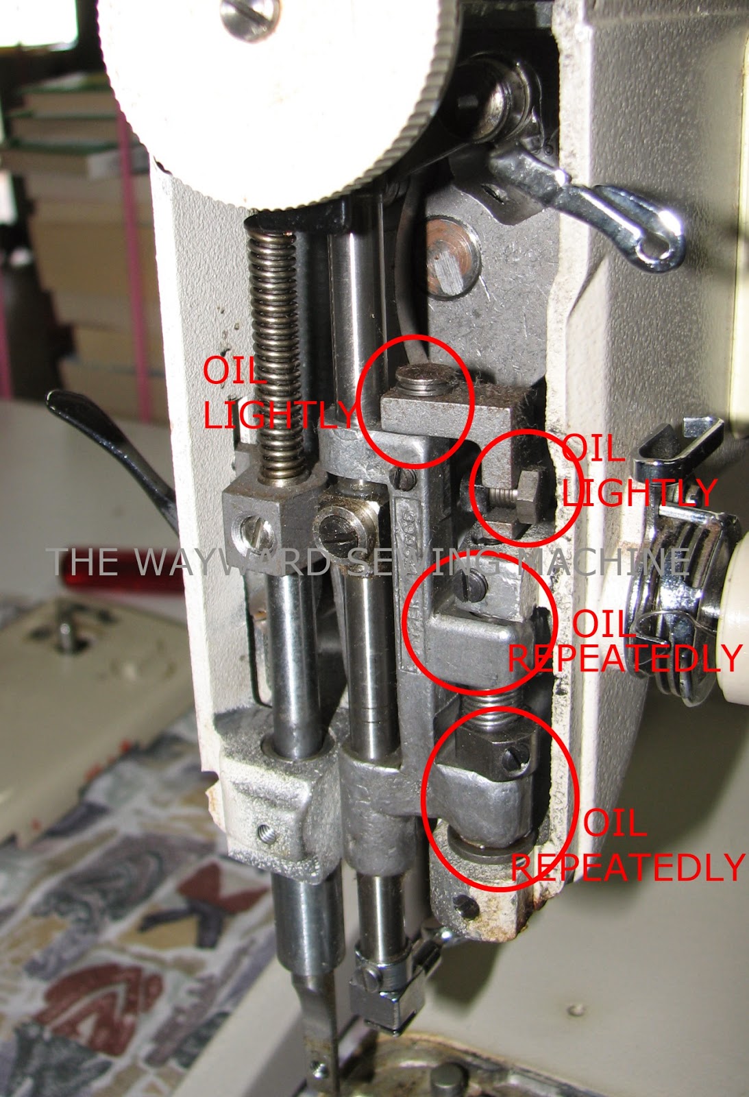 The Wayward Sewing Machine Singer Stylist 437 Seized Zigzag Mechanism