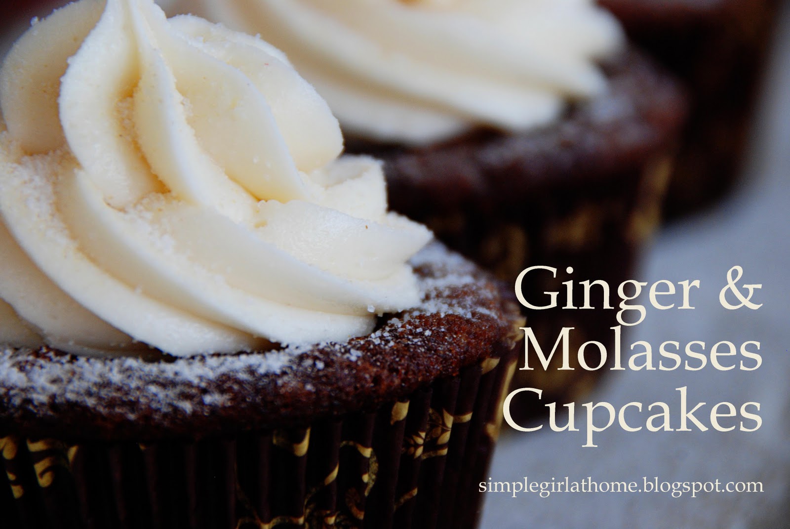 Ginger and Molasses Cupcakes