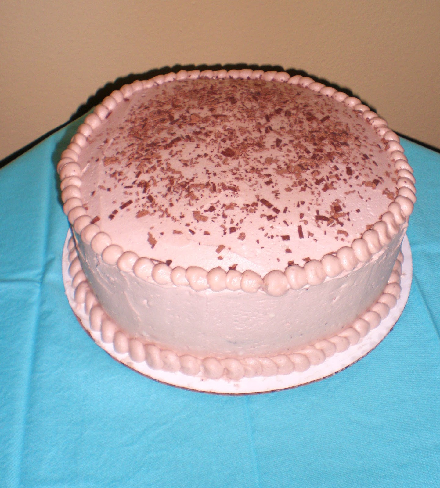 a gus, a gaggle, and a girly Chocolate Cake with Hazelnut Buttercream