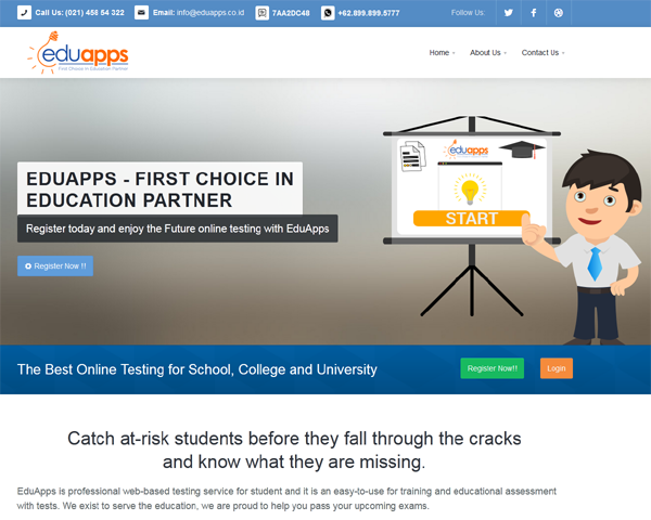 EduApps.co.id - The Best Online Testing for School, College and University