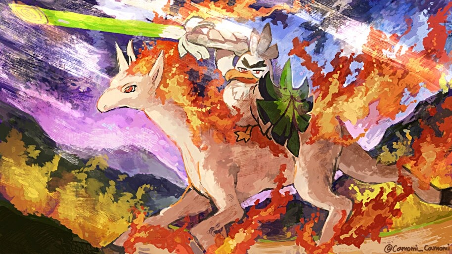 Sirfetch'd, Rapidash, Pokemon Sword and Shield, 4K, #3.1394
