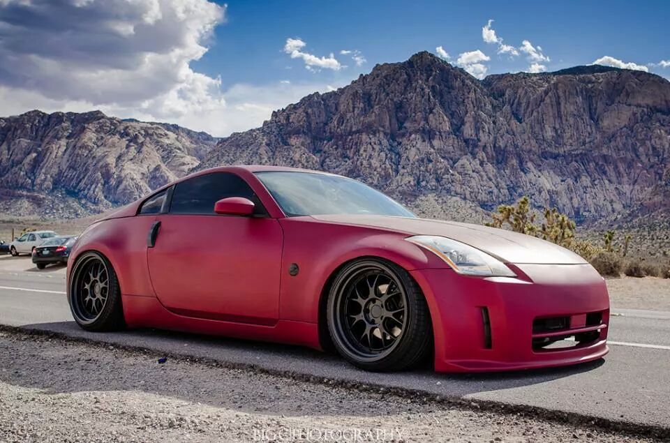 First Choice Wheels and Tires: Flat Red 350z