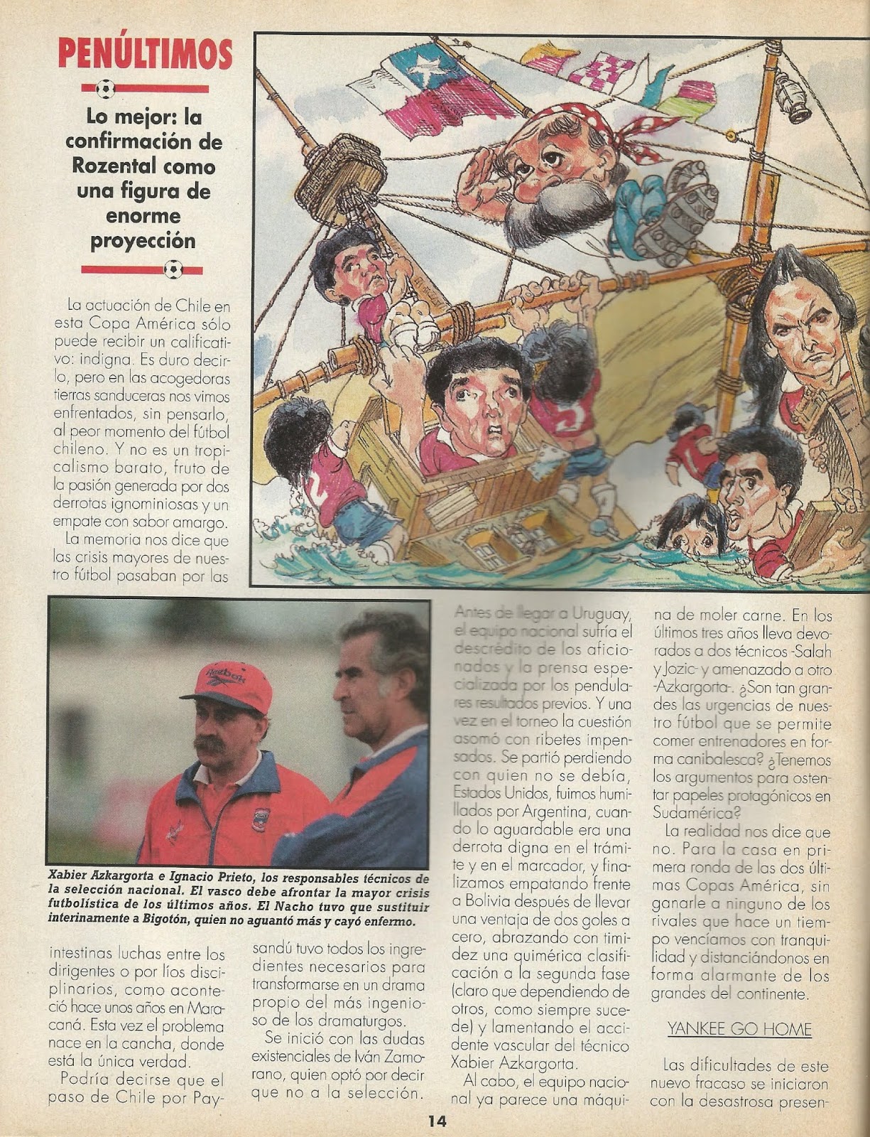 Partidos de la Roja [11/07/1995] ArgentinaChile 40