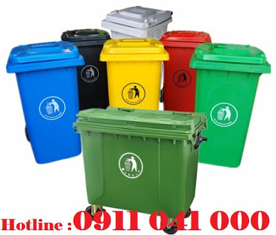 Thế giới thùng rác nhựa giá rẻ 120l, 240l, 660l - 4
