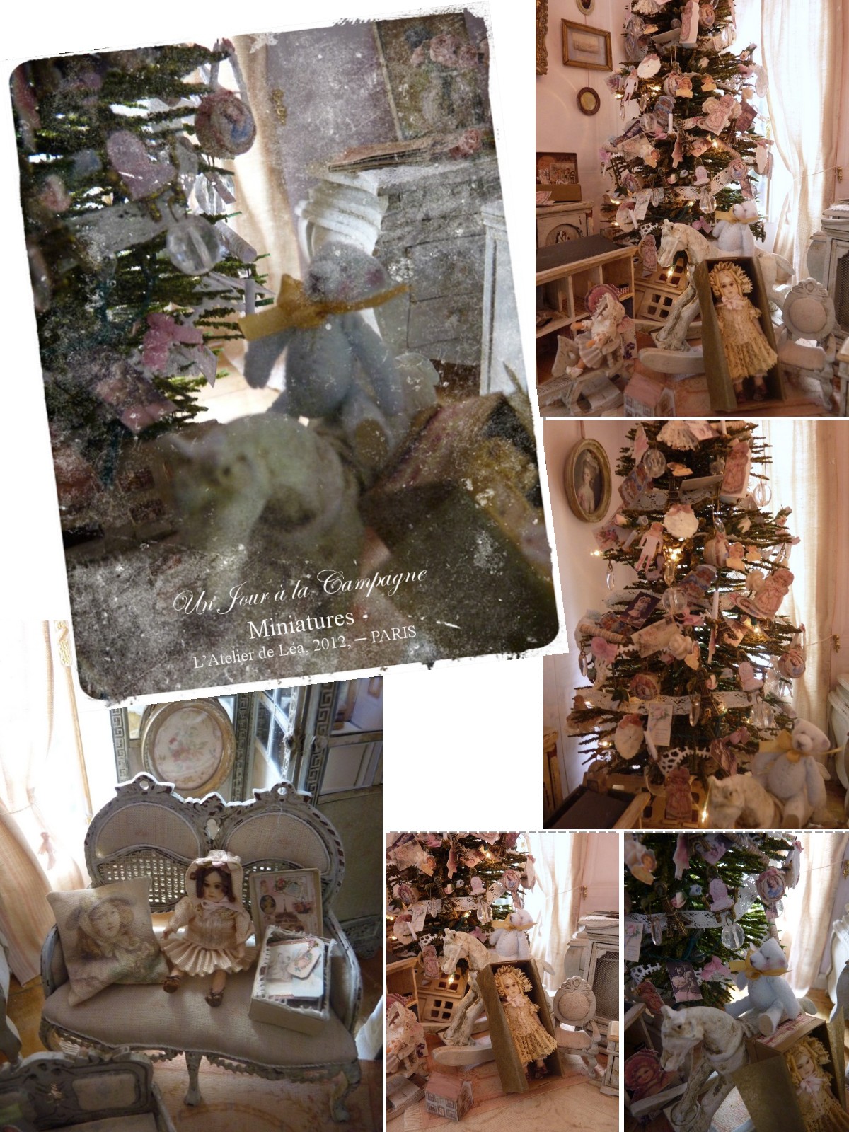 Noël en rose et bleu Noël en rose et bleu