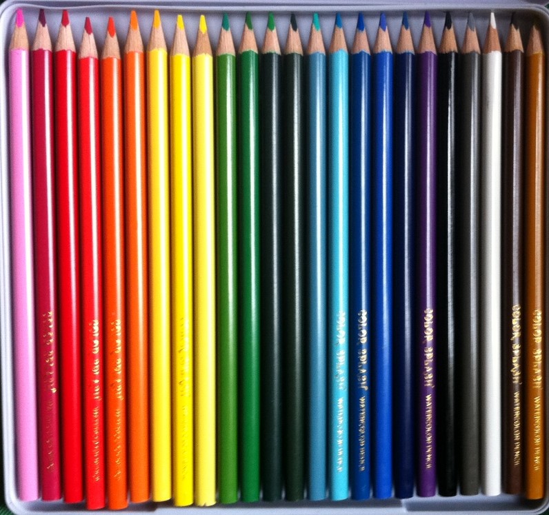 Watercolor Crayons Color Splash Pencils
