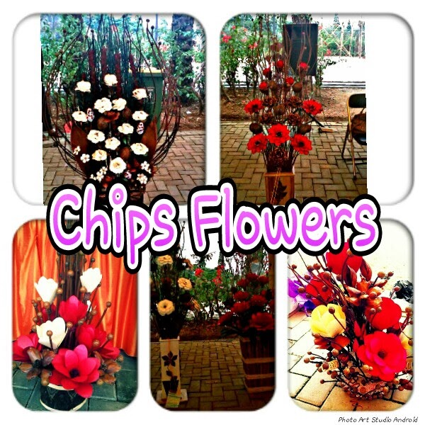 Chips Flowers Made in Cilember BUNGA KAYU “CHIPS FLOWERS” SEBAGAI