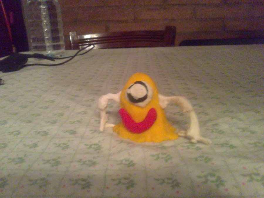 mounstruo plastilina
